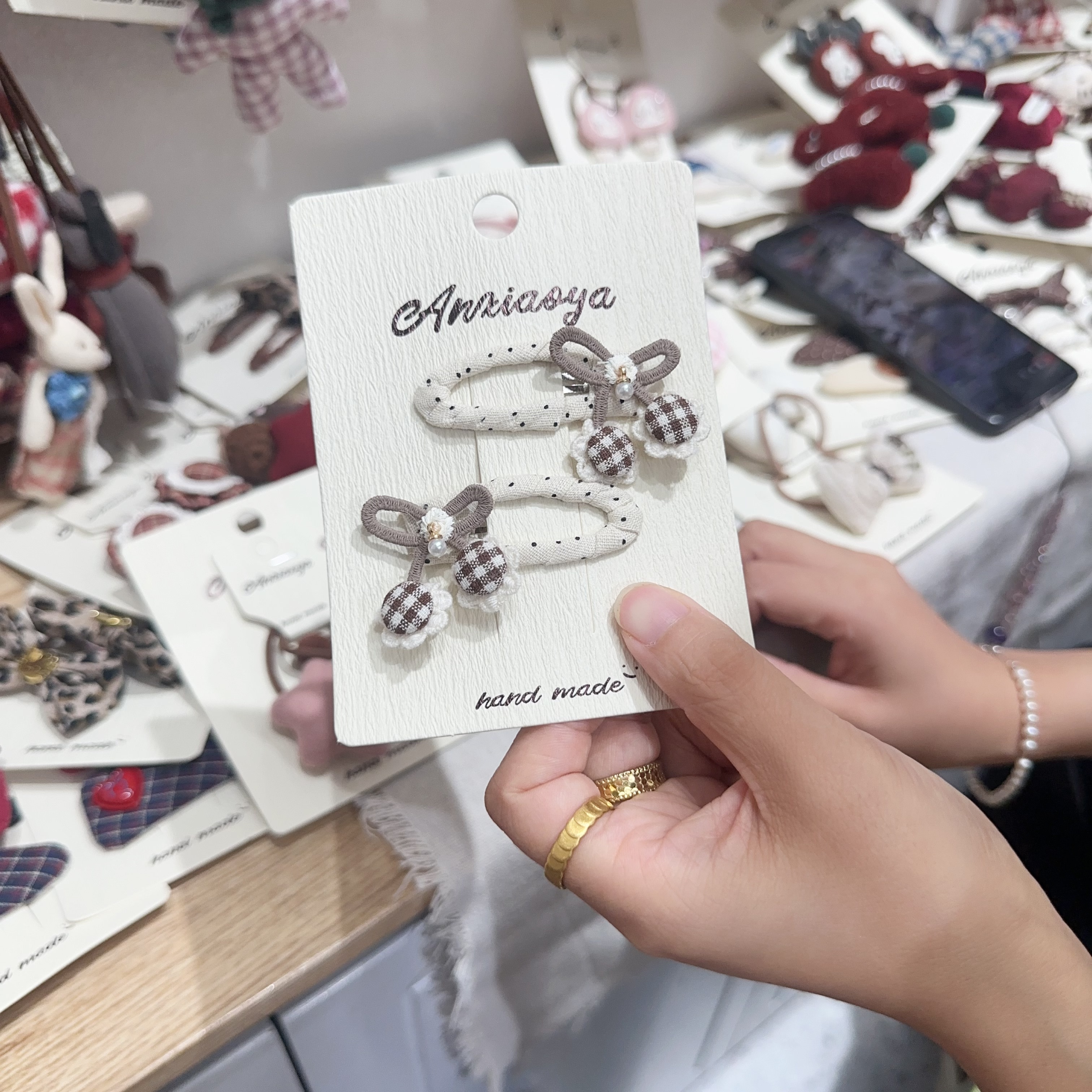 原创手工发饰C1234（满15元优先发货）