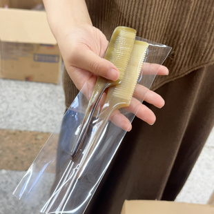 精品尖尾分发梳（牛角）(满15发货）