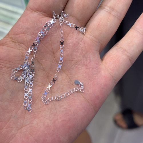 通体银项链C5690（满15优先货