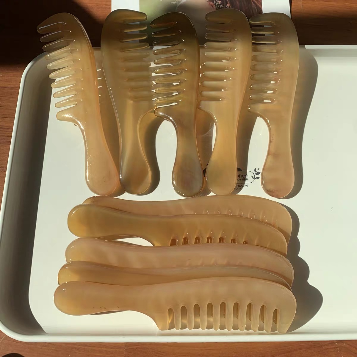 精选羊角宽齿梳C2128（满15元优先发货）