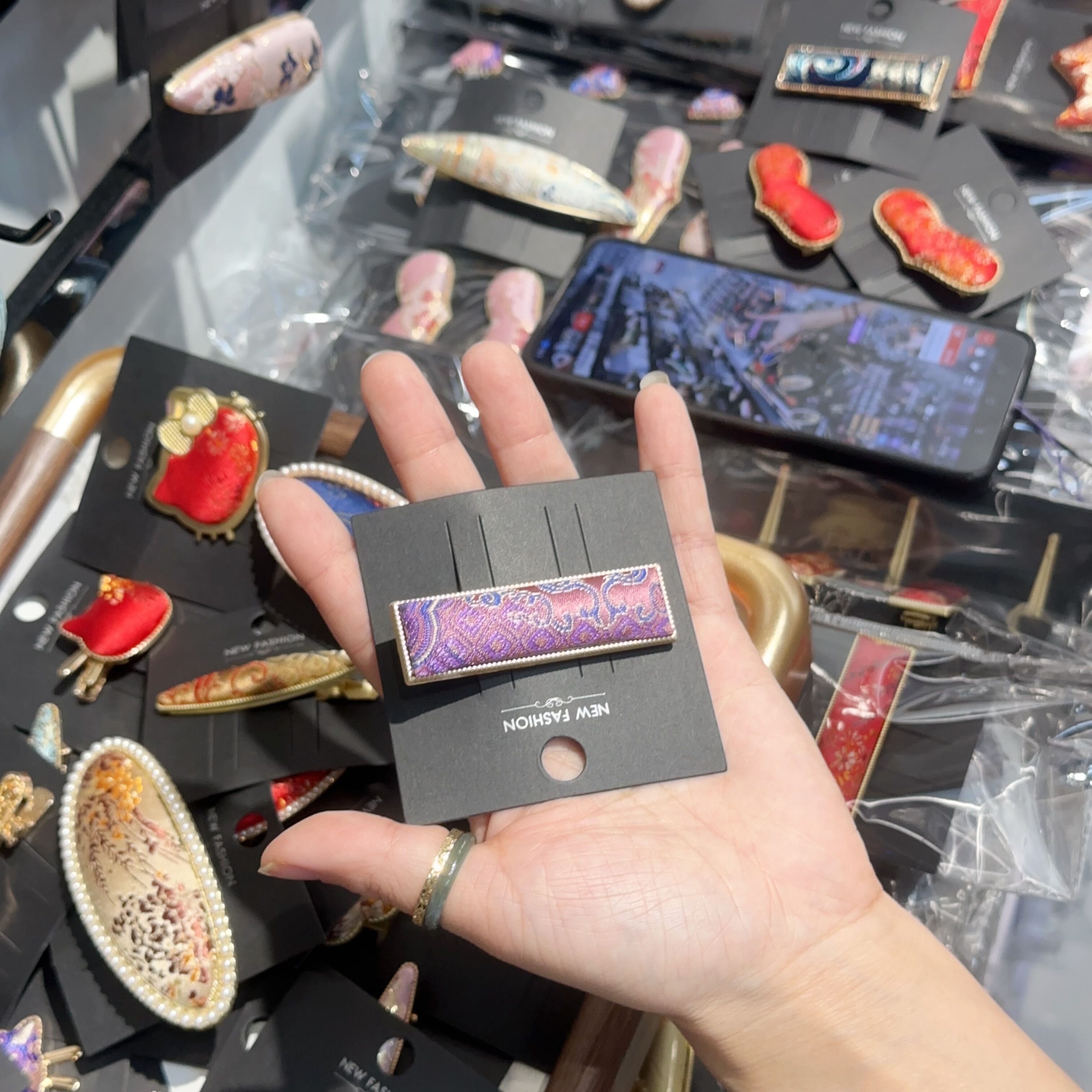 国风宋锦发饰C2406（15元优先发货）