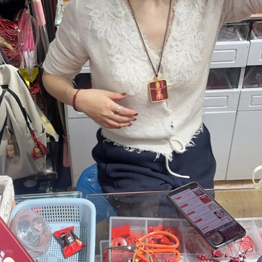 手工高含量朱砂唐卡C2825（15元优先发货）