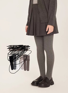 （羊羔绒加厚竖条）烟灰色舞蹈袜（满15元优先发货）