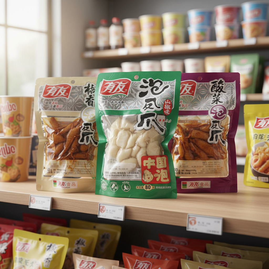 有友泡凤爪80g袋装重庆风味