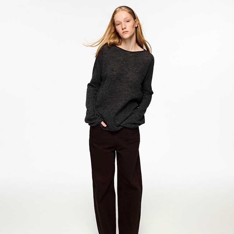 buy me a Friday 日常休闲全棉宽松直筒牛仔裤