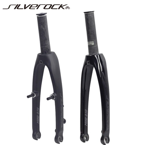 SILVEROCK碳纤维V刹前叉小轮车K3