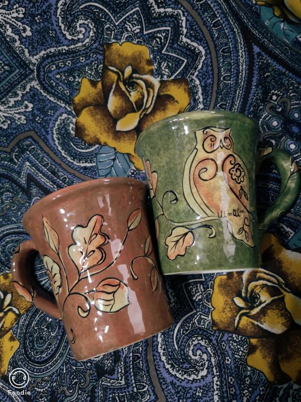 陶瓷法式乡村田园马克杯猫头鹰