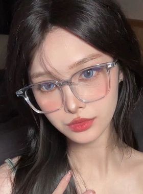 黑框眼镜素颜神器超轻韩版女近视眼镜眼睛框架防蓝光眼镜YT2835