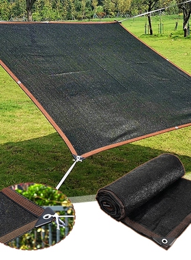 遮阳网黑色防晒网庭院遮阴网屋顶阳台隔热网加密PD0036