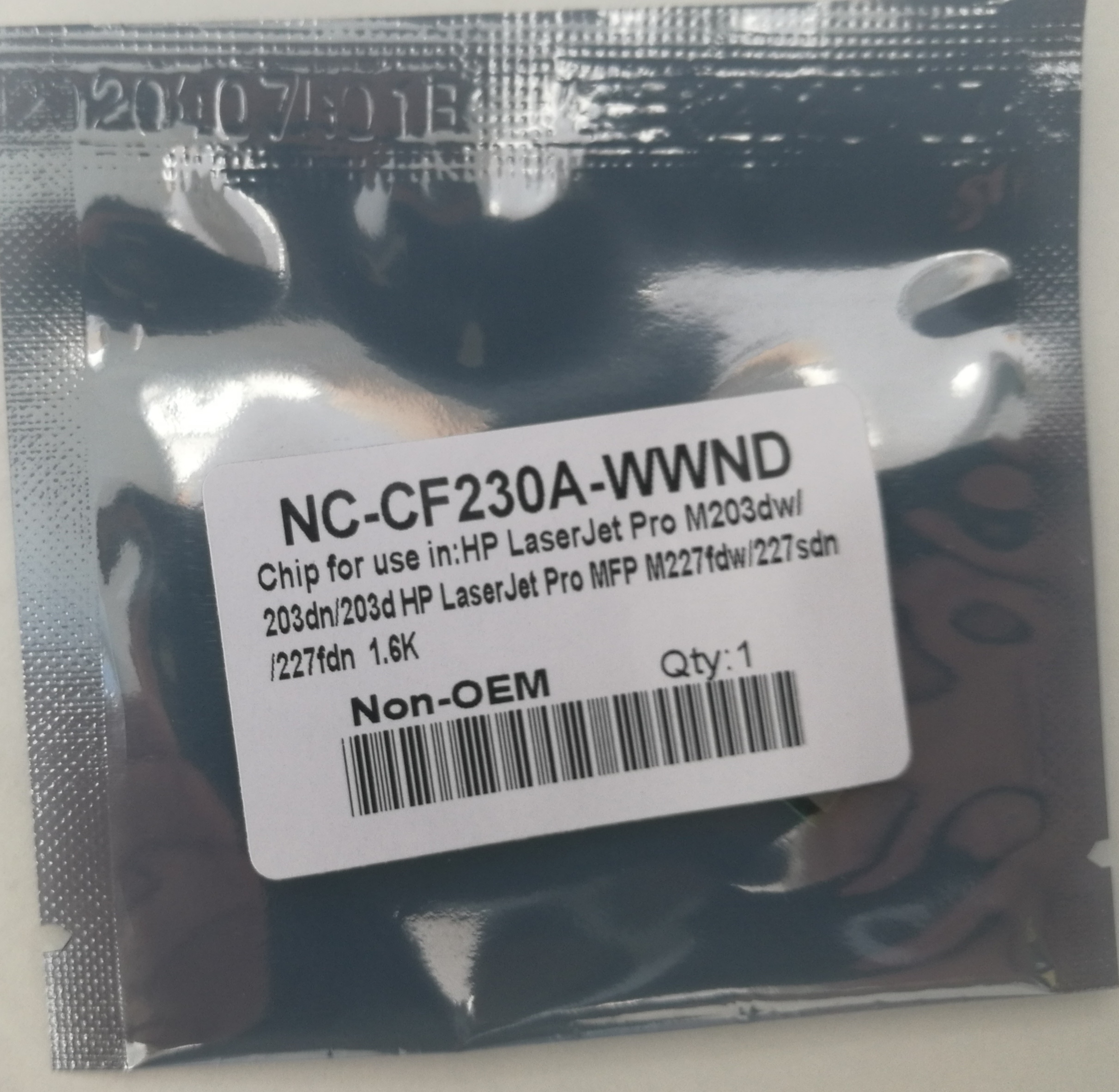 墨辰适用惠普227fdw203芯片