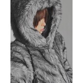 新款 韩国代购 潮流时尚 冬季 舒适百搭时尚 显瘦简单保暖连帽皮草外套