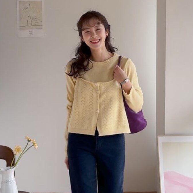 My girl春季新款韩国代购淑女风甜美简约流行百搭可爱风显瘦套装