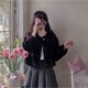 流行百搭甜美淑女气质优雅显瘦保暖外套 韩国代购 girl冬季 新款