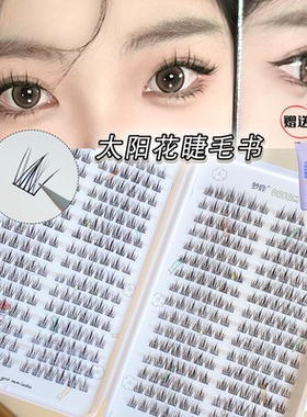 自然仿真单簇梦鹿太阳花睫毛书