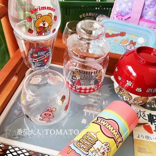 复古昭和玻璃杯碗水杯