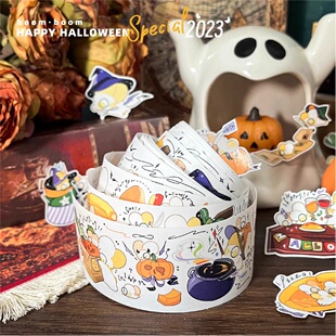 boomboom  2023万圣节限定 魔法厨房手帐素材和纸pet胶带