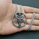 全场 暗黑 路西法 宗教饰品 买一赠一 SATAN 项链 包邮 钛钢 两件