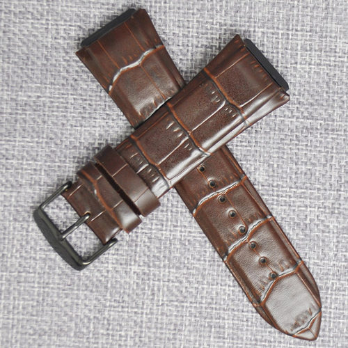 guess棕色真皮手表表带