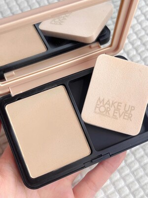 正品Make up forever muf玫珂菲仿真肌丝绒持妆柔焦粉饼1R02/1Y04