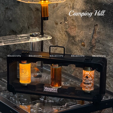 户外露营38explore灯箱透明氛围露营灯收纳盒精致露营38灯罩灯盒