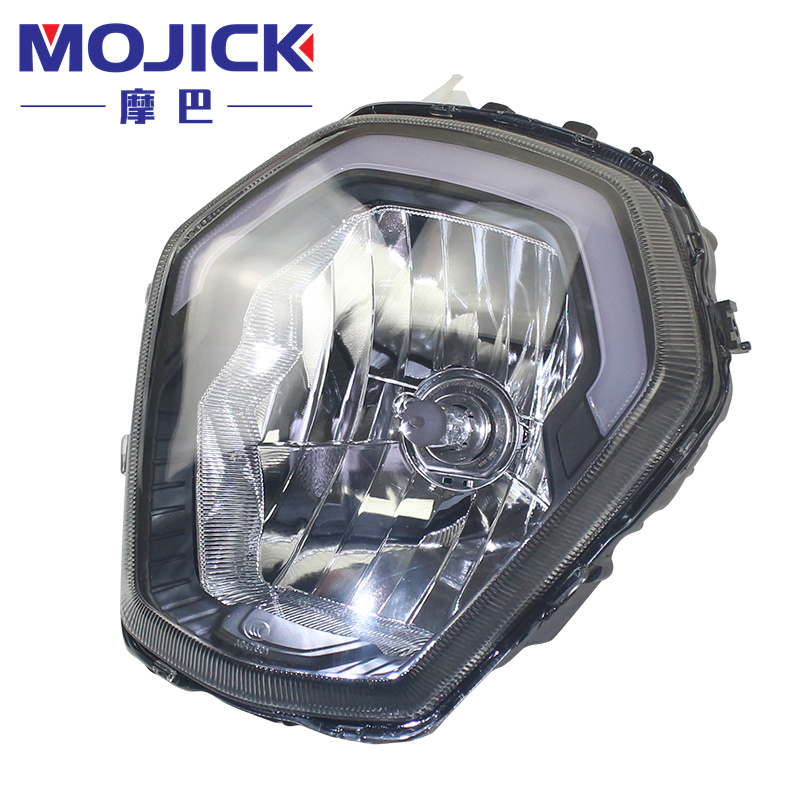 摩巴摩托车车灯踏板车配件适用豪