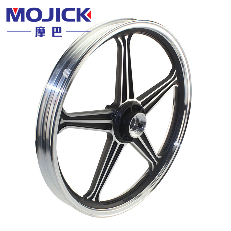 适用豪爵摩托车太子GN125-2F HJ125-8E/8F/8G前后轮毂钢圈铝轮辋