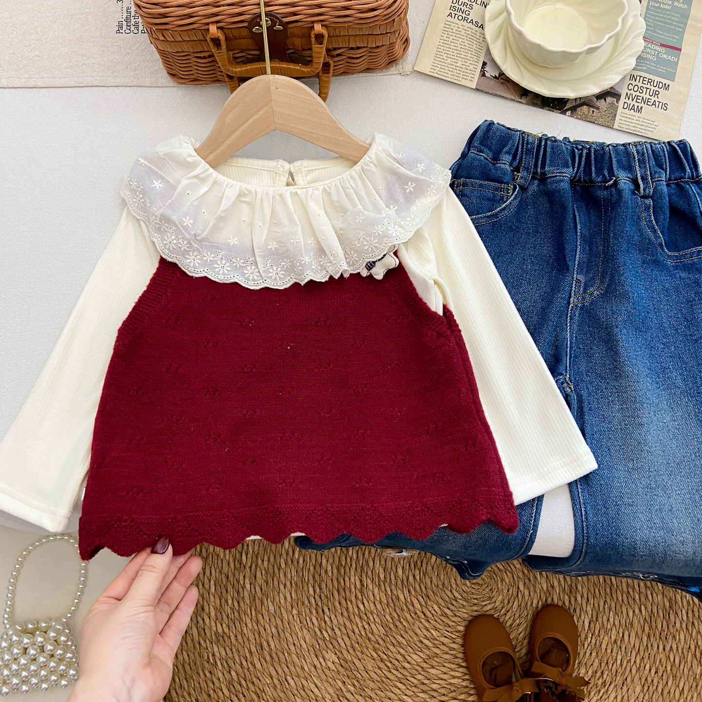 韩系甜美风套装时尚春秋新品