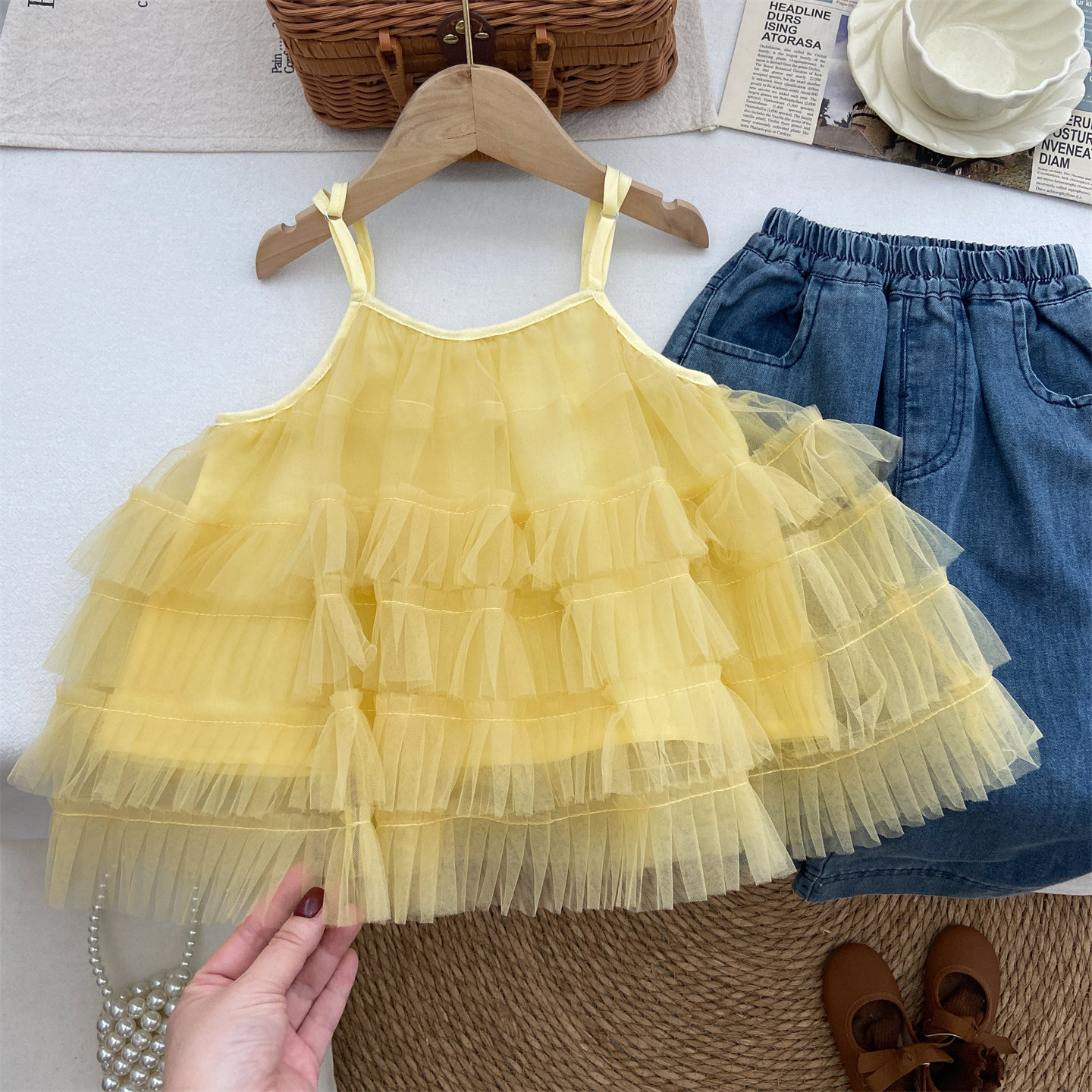 韩系甜美风上衣时尚夏季新品