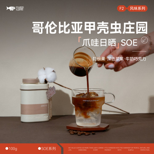 哥伦比亚爪哇日晒SOE意式咖啡豆