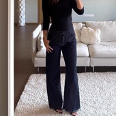 中腰微弹直筒牛仔裤 ‘萝卜腿变小鸟腿’显瘦修胯经典 基础款 深蓝色