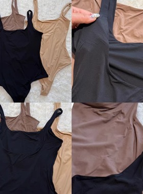 OGEX 科技裸感 超薄透气夏季V型露背速干连体吊带上衣