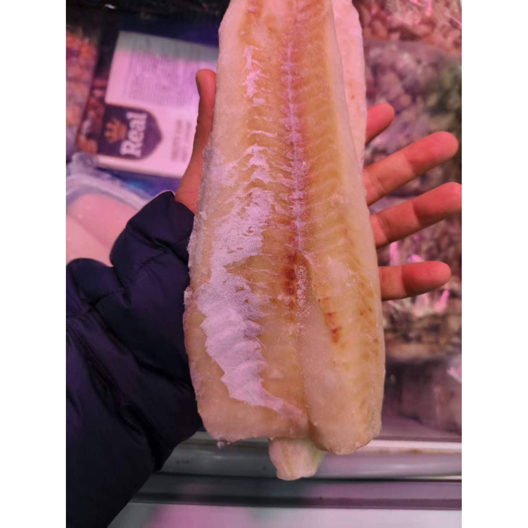 阿拉斯加狭鳕鱼柳冷冻鳕鱼块俄罗斯新鲜狭鳕鱼片500g去皮去刺鱼肉