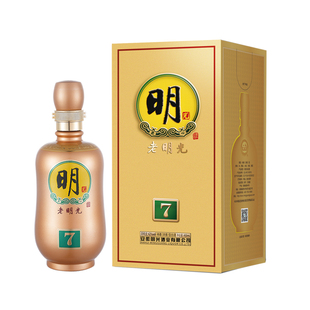 安徽特产老明光酒 明7 42度450ML浓香型白酒（整箱四瓶）正品保证