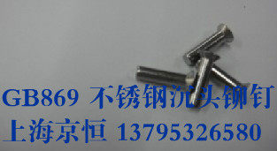 GB869 不锈钢沉头铆钉 材质304 M3*12 M4*6 M4*10 承接定制起订2W
