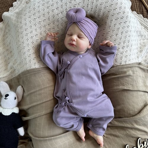 纯棉连体衣春秋款宝宝新生儿满月