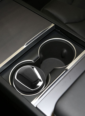 2025款特斯拉改装Model Y L 3专用自动灭烟车载烟灰缸多功能LED灯