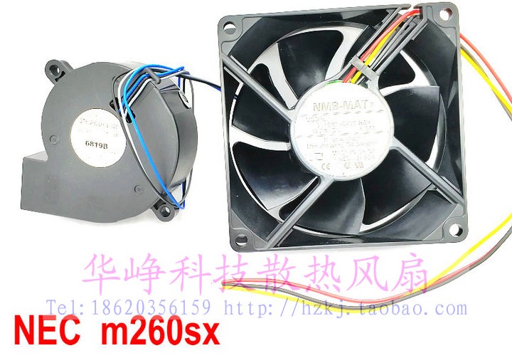 热卖全新原装NMB NEC M260SX投影机箱灯泡风扇NP-M3000w NP43+8cm