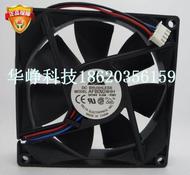 全新Delta/台达9225 DC24V 0.25A AFB0924HH 9CM变频器散热风扇