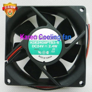 DC24V 2.4W 8cm 原装 KDE2408PTS3 建准 SUNON 8025 变频器风扇