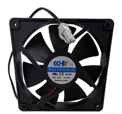CHA12012BM-25B全新原装12025 12V 0.25A冰箱散热风扇12厘米2线