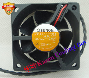 KD1206PTB1全新原装SUNON建准6025 12V 2.0W 2线散热风扇6CM厘米
