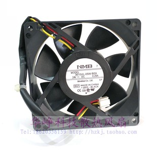 05W 0.29A B59全新NMB原装 24V 9cm厘米3线散热风扇 9225 3610VL