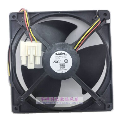 U12E12MS1M3-52Z20冰箱散热风扇nidec 12V 0.136A 3线4线两种