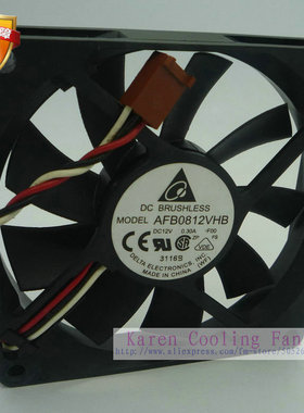 Delta/台达 AFB0812VHB 8015 DC12V 0.3A -F00 散热风扇