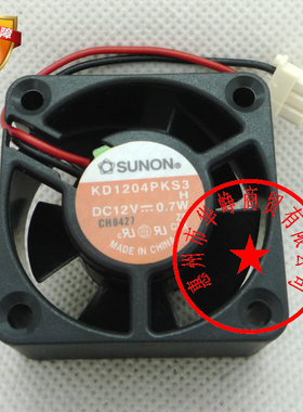 全新原装SUNON/建准KD1204PKS3 4020 12V 0.7W 4CM 静音散热风扇