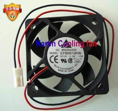 Delta/台达 EFB0512HA 5010 DC12V 0.15A 5cm  2线机箱 散热风扇