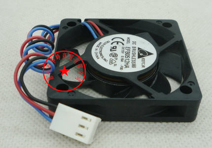 EFB0512HA全新原装Delta/台达5010 12v 0.15a双滚珠3线5CM/5厘米