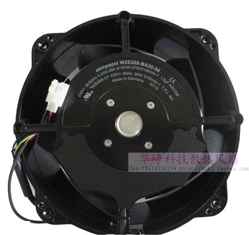 全新原装 PAPST W2E208-BA20-54 230V 67/87W风扇W2E208-BA20-51