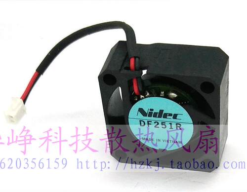 全新Nidec 2510 5v DF251R 05LC-03 25X25MM微型散热风扇硬盘风扇
