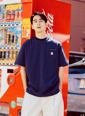 CITYDIVE 重磅复古口袋T恤 廓形宽松短袖cityboy